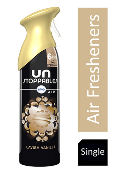 Febreze Unstoppables Aerosol Lavish Vanilla, 300ml - ONE CLICK SUPPLIES