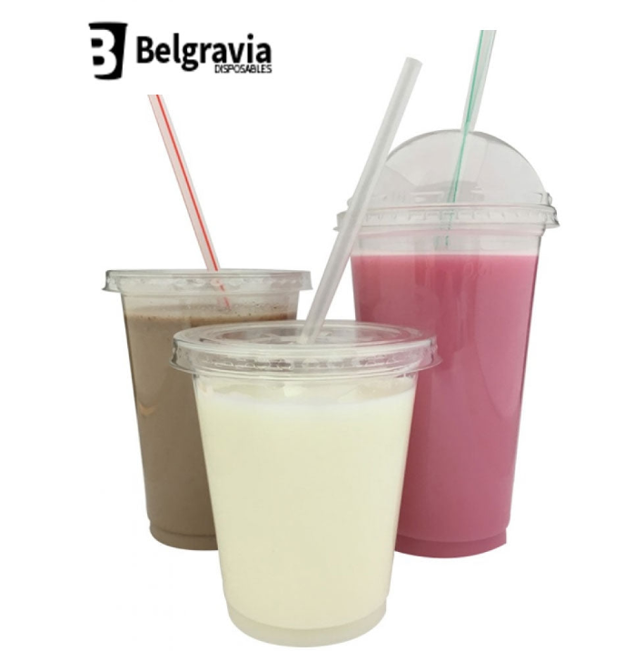 Belgravia Disposables 10oz Plastic Smoothie Cups - ONE CLICK SUPPLIES