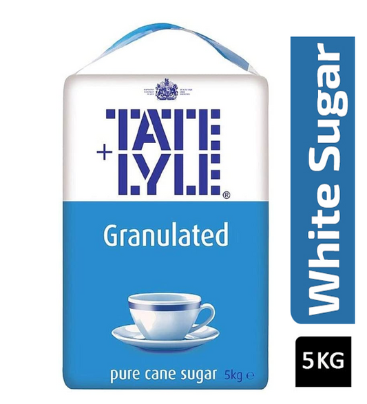 Tate & Lyle Granulated White Sugar Paper Bag 5kg - ONE CLICK SUPPLIES