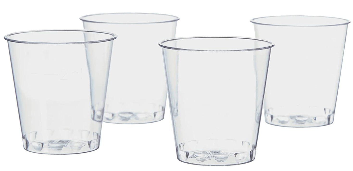 Belgravia 30ml/1oz  Plastic Shot Glasses (Pack of 100) - ONE CLICK SUPPLIES