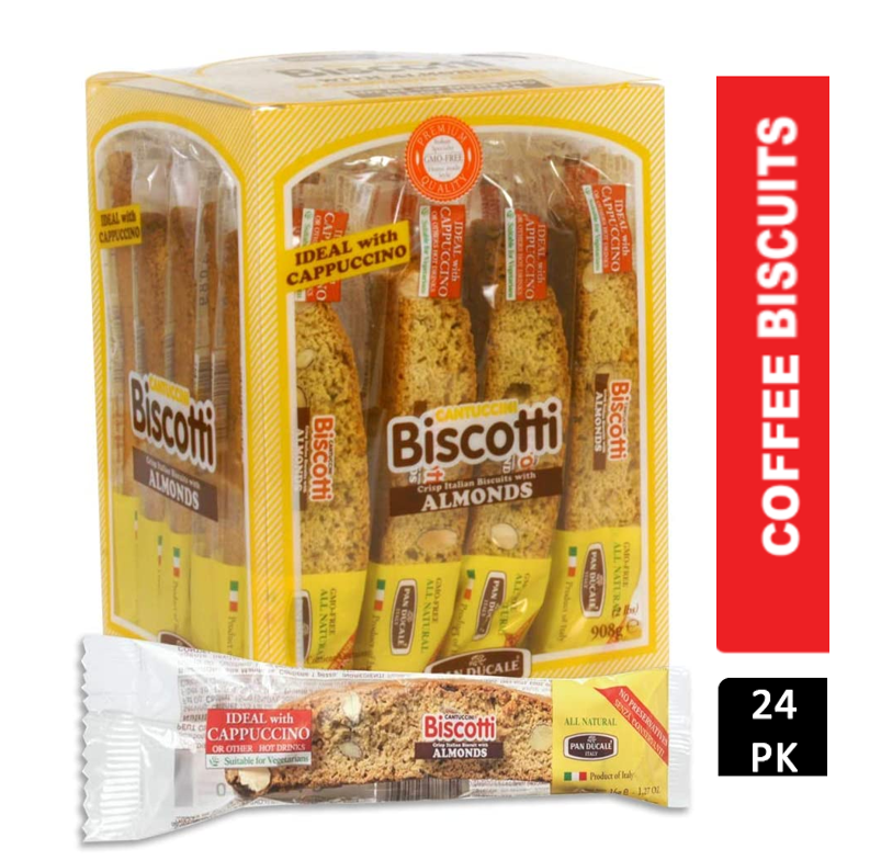 Pan Ducale Italian Almond Biscotti - 24 x 36g - ONE CLICK SUPPLIES