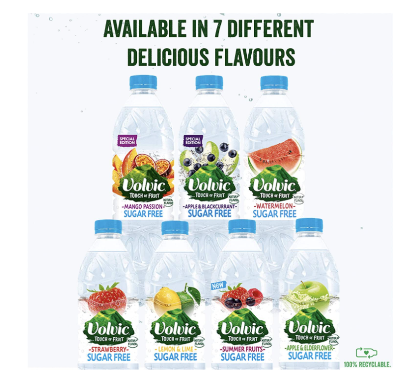 Volvic Touch of Fruit Strawberry Fruit Water 500ml (Pack of 12) 122440 - ONE CLICK SUPPLIES