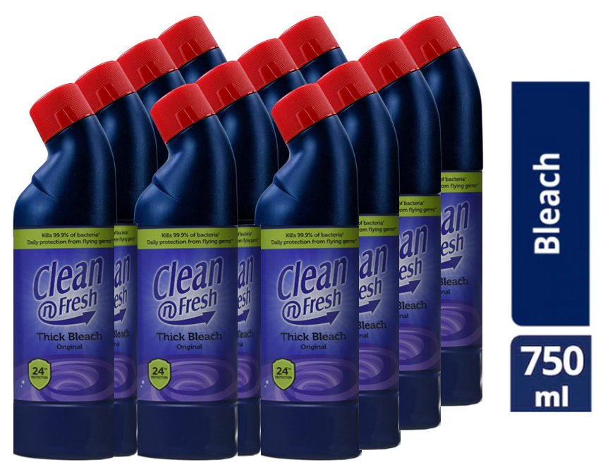 Clean n Fresh Original Blue Thick Bleach 750ml - ONE CLICK SUPPLIES