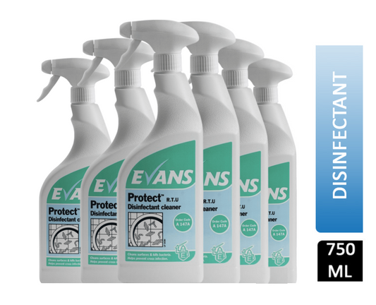 Evans Protect Ready-to-Use Disinfectant 750ml - ONE CLICK SUPPLIES