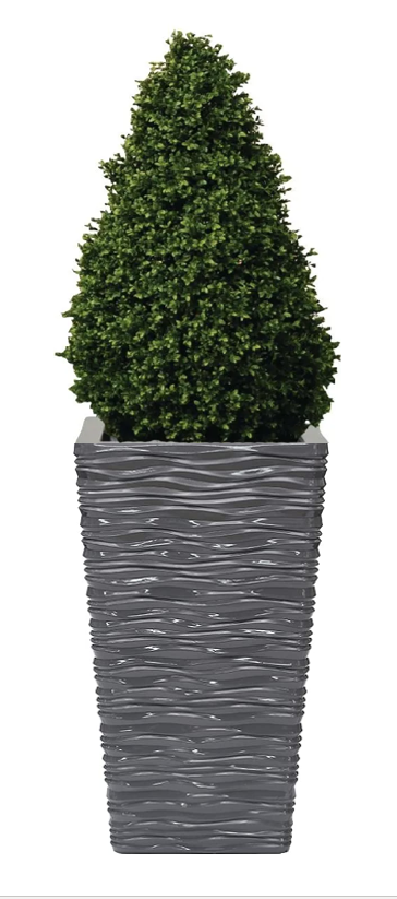 Fixtures Glaze Wave LARGE 55cm Planter {Grey} - ONE CLICK SUPPLIES