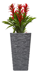 Fixtures Glaze Wave LARGE 55cm Planter {Grey} - ONE CLICK SUPPLIES