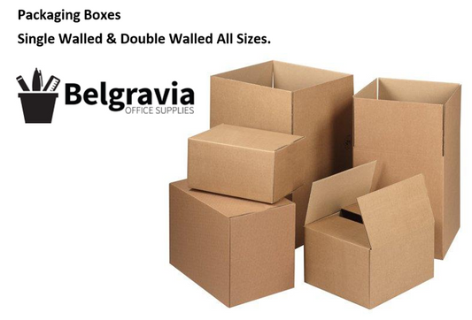 Belgravia Double Walled Cardboard Box Size C (605mm x 333mm x 610mm) - ONE CLICK SUPPLIES