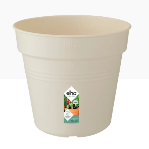 Elho Green Basics Grow Pot 13cm COTTON WHITE - ONE CLICK SUPPLIES