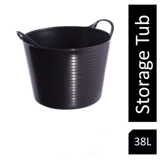 Red Gorilla {Tubtrug} Black Recycled Tub Large 38 Litre - ONE CLICK SUPPLIES