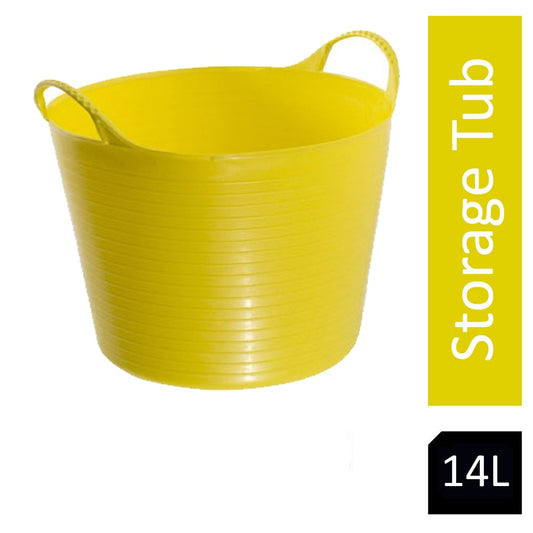 Red Gorilla {Tubtrug}Yellow Small Garden Janitorial Tub 14 Litre - ONE CLICK SUPPLIES