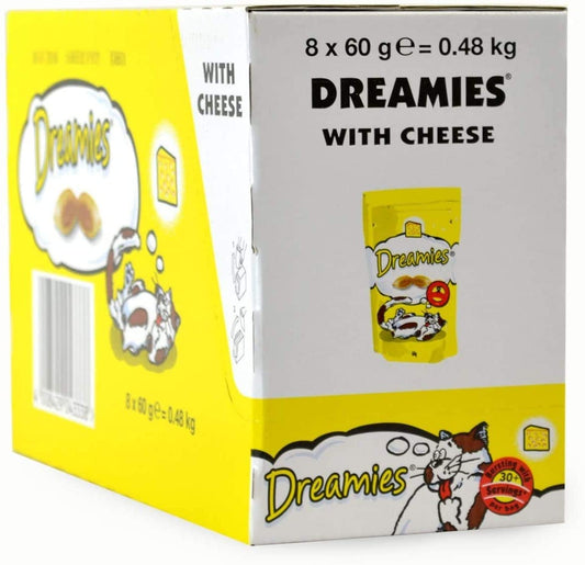 Dreamies Cat Treats with Cheese 60g - ONE CLICK SUPPLIES