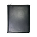 Monolith A4 Conference Folder Zipped Leather Black 2924