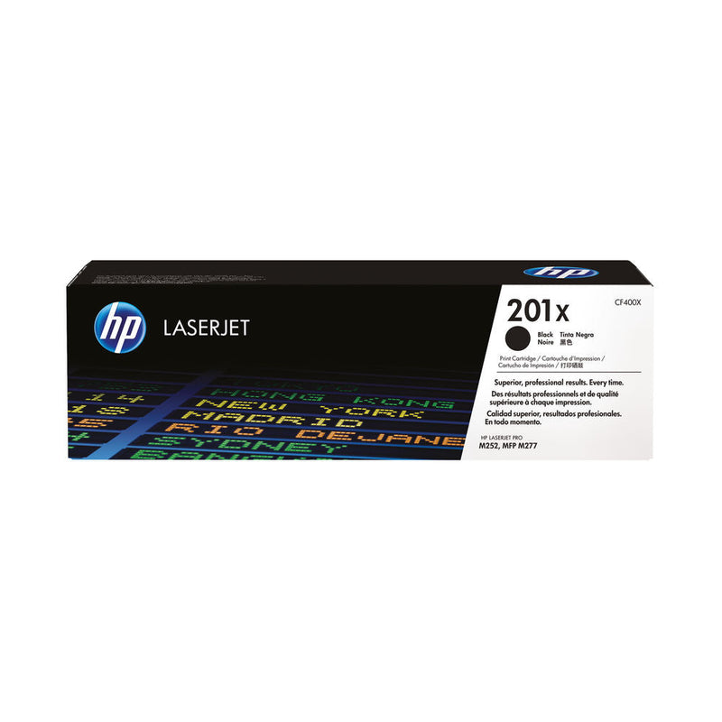 CHP 201X High Yield Black Laserjet Toner Cartridge (Pack of 2) CF400XD - ONE CLICK SUPPLIES