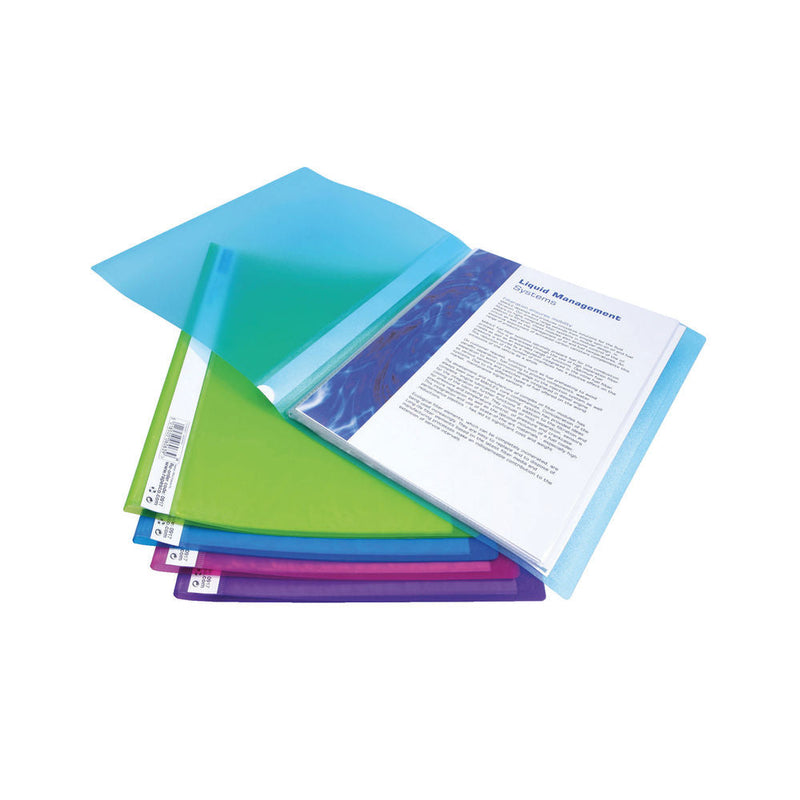 Rapesco Flexi Display Book 10 Pocket A4 Assorted (Pack of 10) 0915 - ONE CLICK SUPPLIES