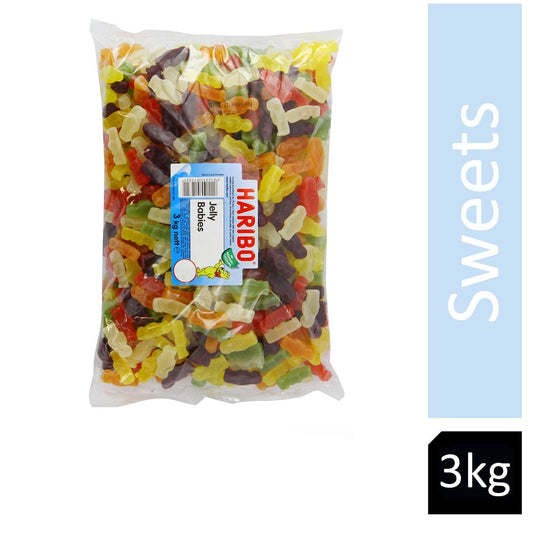 Haribo Original Mini Jelly Babies Sweets Bag 3kg - ONE CLICK SUPPLIES