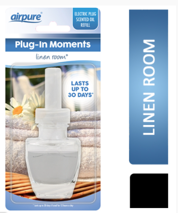 Airpure Plug In Moments Linen Refill 20ml - ONE CLICK SUPPLIES