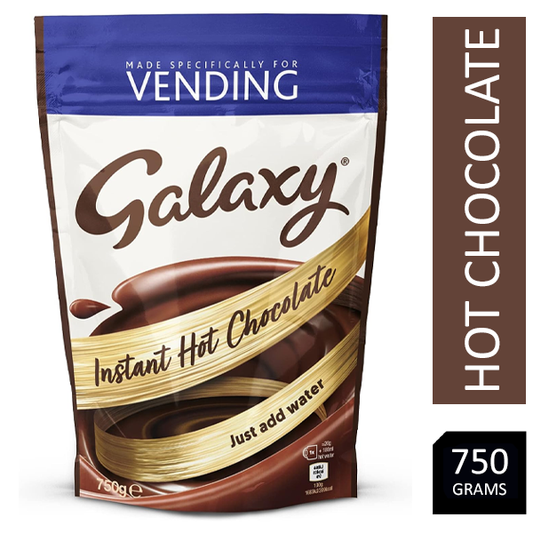 Galaxy 750g Drinking Chocolate suitable for Vending