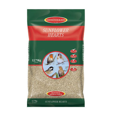 Johnston & Jeff Bird Food Seed Sunflower Hearts 12.75kg - ONE CLICK SUPPLIES