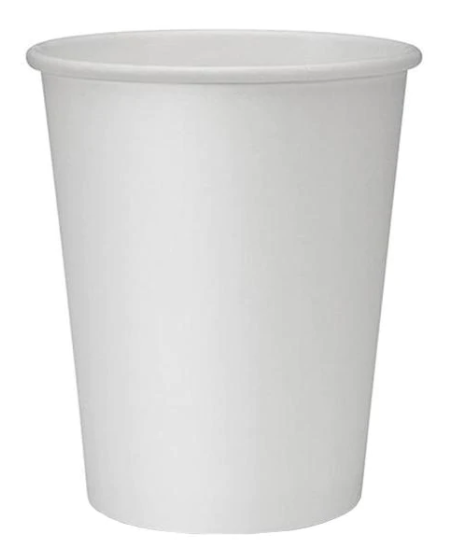 Belgravia 8oz White Paper Cups 1000s - ONE CLICK SUPPLIES