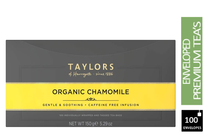 Taylors of Harrogate Chamomile Enveloped Tea Pack 100’s - ONE CLICK SUPPLIES