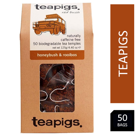 Teapigs Honeybush and Rooibos Tea Bags Whole Leaves 50's-300's