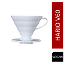 Hario V60 Plastic Coffee Dripper White - Size 02 VD-02W - ONE CLICK SUPPLIES