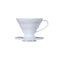 Hario V60 Plastic Coffee Dripper White - Size 01 VD-01W - ONE CLICK SUPPLIES