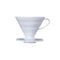 Hario V60 Plastic Coffee Dripper White - Size 02 VD-02W - ONE CLICK SUPPLIES