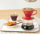 Hario V60 Plastic Coffee Dripper Red - Size 01 VD-01R - ONE CLICK SUPPLIES