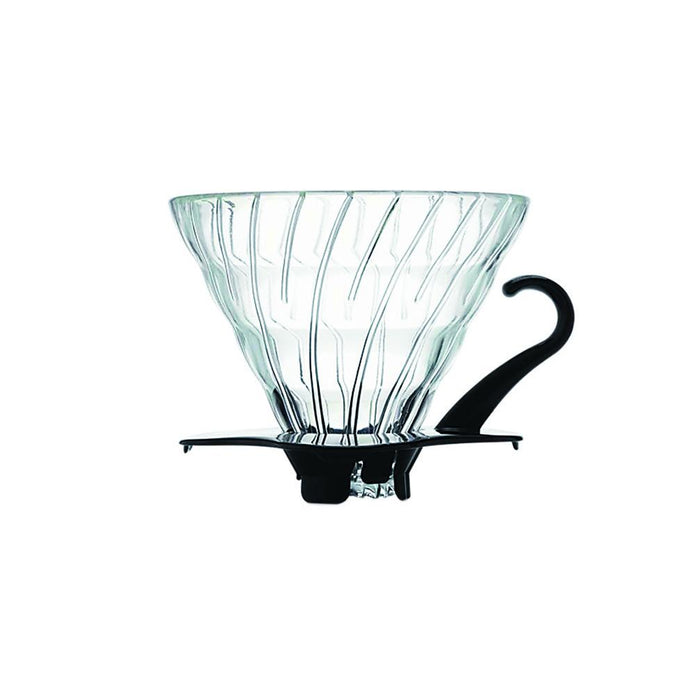 Hario V60 Glass Coffee Dripper Black Size 02 VDG-02B - ONE CLICK SUPPLIES