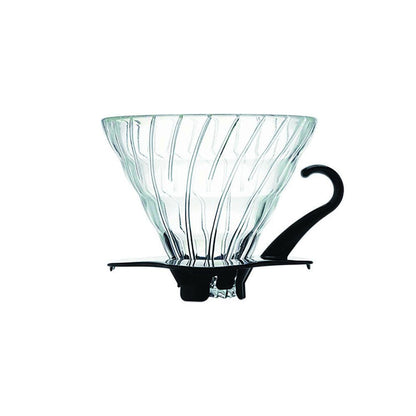 Hario V60 Glass Coffee Dripper Black Size 02 VDG-02B - ONE CLICK SUPPLIES