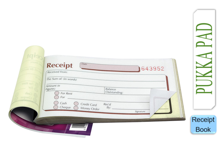 Pukka Receipt 69x140mm Duplicate Book - ONE CLICK SUPPLIES