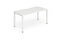 Evolve Plus 1400mm Single Starter Desk White Top White Frame BE111 - ONE CLICK SUPPLIES