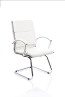 Classic Cantilever Chair White BR000032 - ONE CLICK SUPPLIES