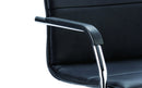 Echo Cantilever Chair Black Soft Bonded Leather BR000178 - ONE CLICK SUPPLIES