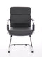 Advocate Visitor Chair Black Soft Bonded Leather With Arms BR000206 - ONE CLICK SUPPLIES