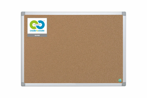 Bi-Office Earth-It Cork Noticeboard Aluminium Frame 1800x900mm - CA071790 - ONE CLICK SUPPLIES