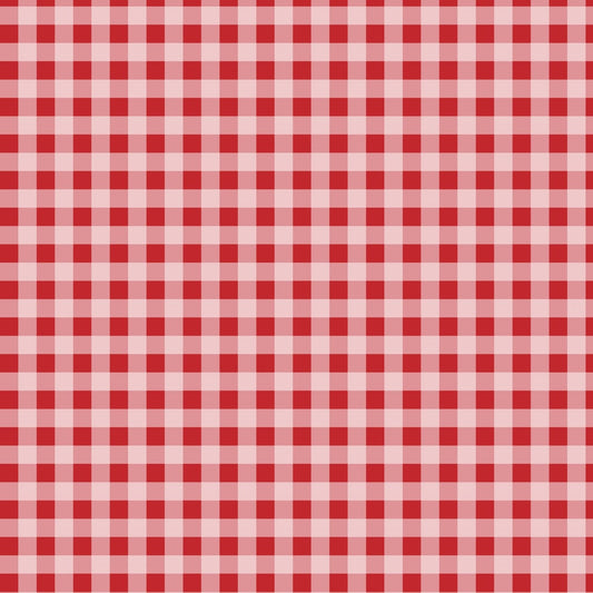 Greaseproof Red Gingham Paper 250x200mm Pack 100's - ONE CLICK SUPPLIES