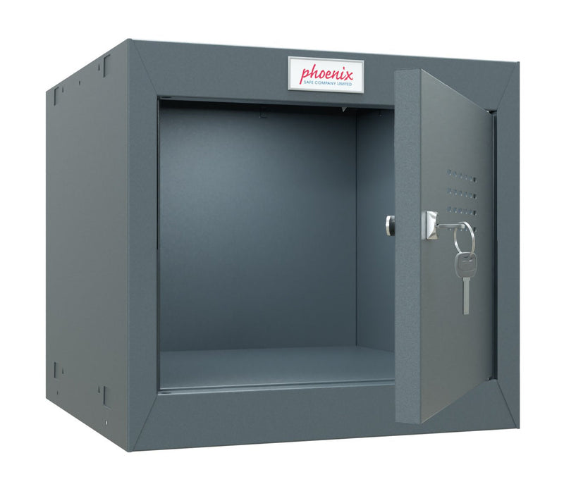 Phoenix CL Series Size 1 Cube Locker in Antracite Grey with Key Lock CL0344AAK - ONE CLICK SUPPLIES