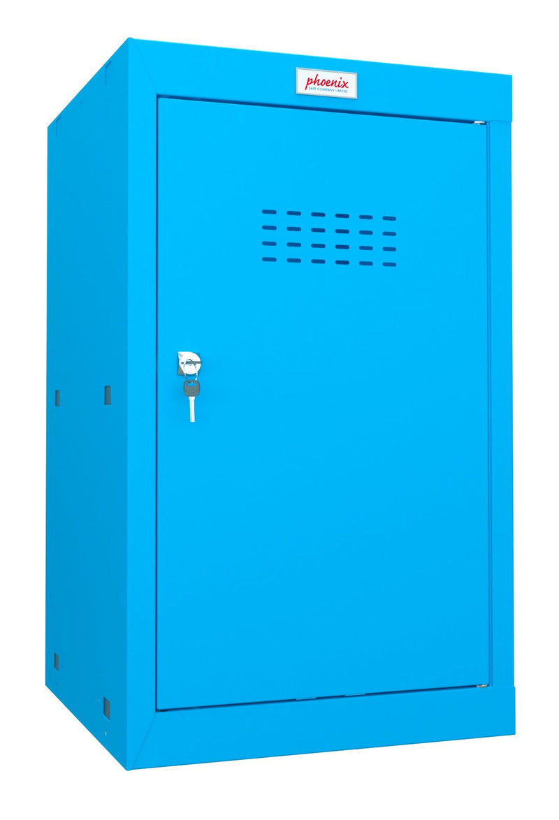 Phoenix CL Series Size 3 Cube Locker in Blue with Key Lock CL0644BBK - ONE CLICK SUPPLIES