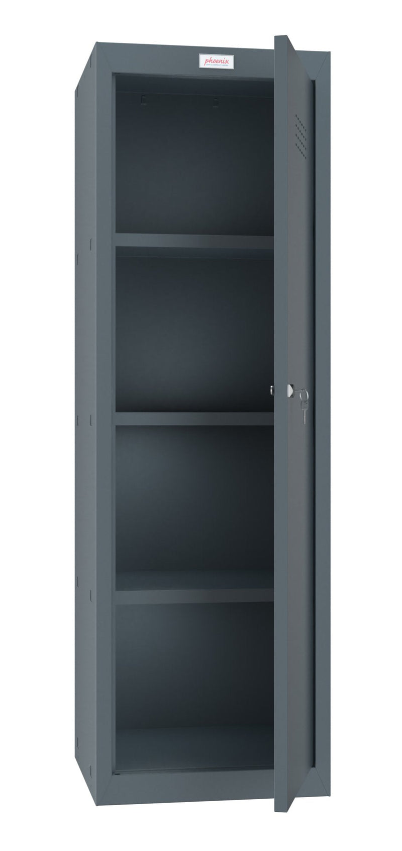 Phoenix CL Series Size 4 Cube Locker in Antracite Grey with Key Lock CL1244AAK - ONE CLICK SUPPLIES