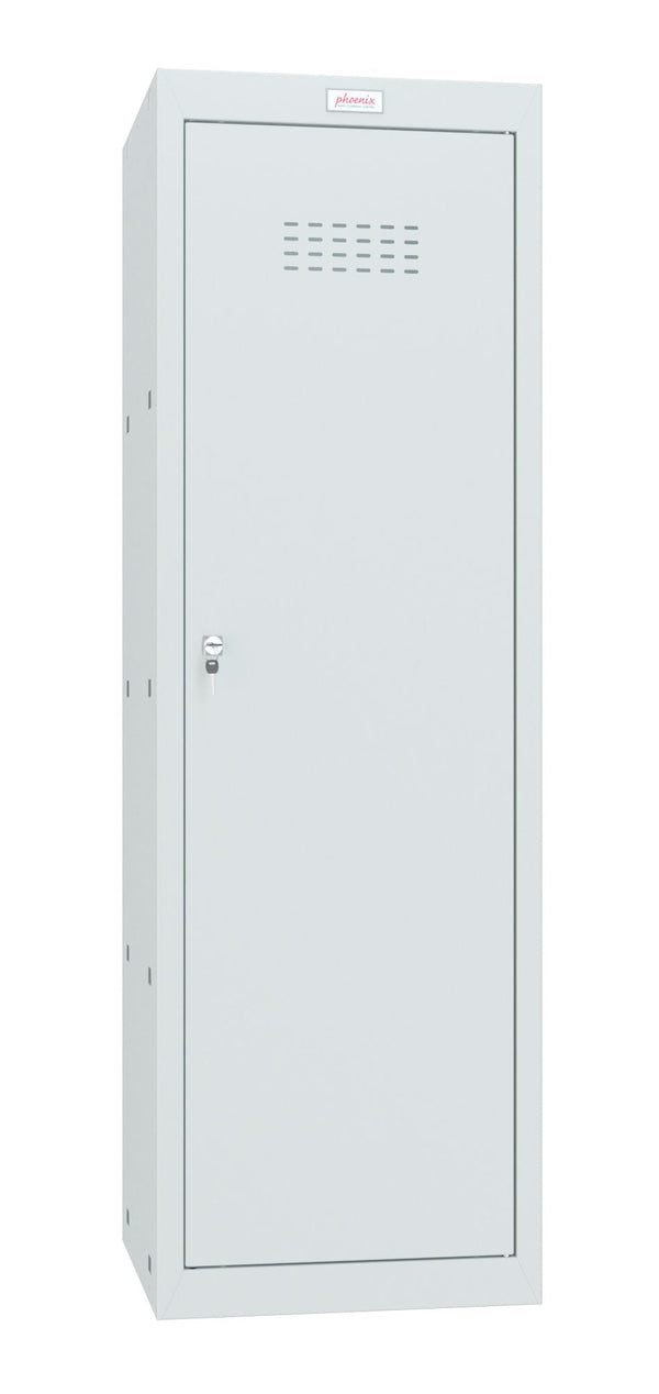 Phoenix CL Series Size 4 Cube Locker in Light Grey with Key Lock CL1244GGK - ONE CLICK SUPPLIES