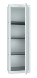 Phoenix CL Series Size 4 Cube Locker in Light Grey with Key Lock CL1244GGK - ONE CLICK SUPPLIES