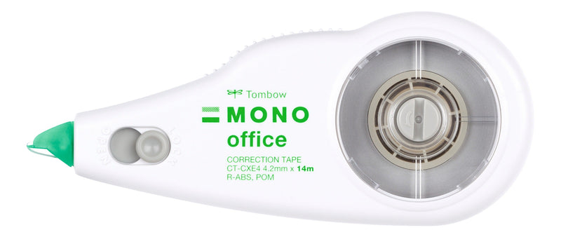 Tombow MONO Office CXE4 Refillable Correction Tape Roller 4.2mmx14m White - CT-CXE4 - ONE CLICK SUPPLIES