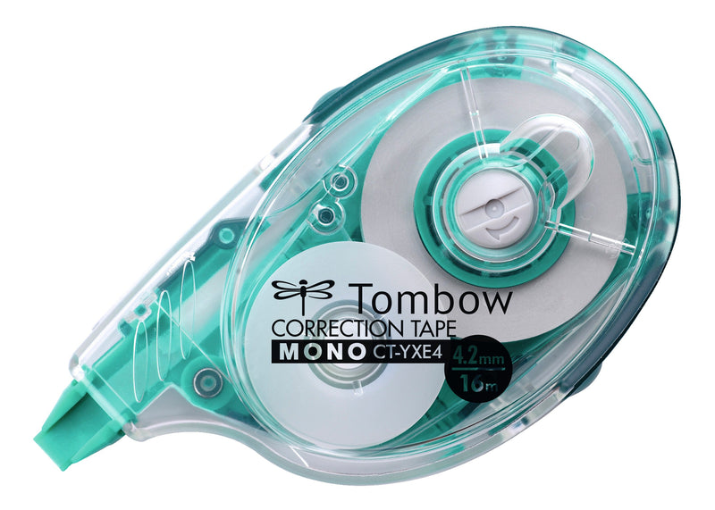 Tombow MONO YXE4 Refillable Correction Tape Roller 4.2mmx16m White - CT-YXE4 - ONE CLICK SUPPLIES