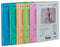 Pentel Recycology A4 Display Book Clear 20 Pocket Assorted Colours (Pack 5) - DCF242/MIX - ONE CLICK SUPPLIES