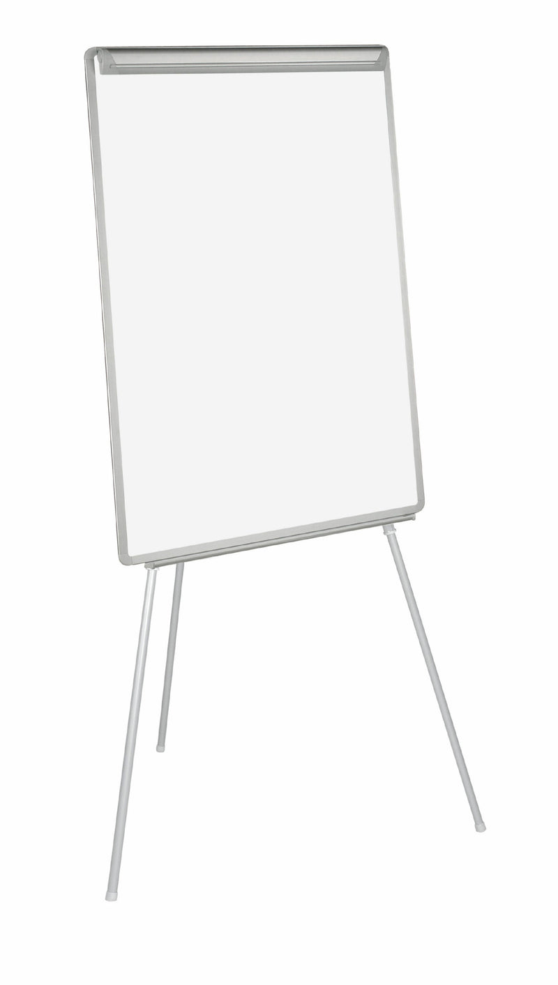 Bi-Office Easy Tripod Flipchart Easel Magnetic 700x1000mm Grey - EA2306045 - ONE CLICK SUPPLIES