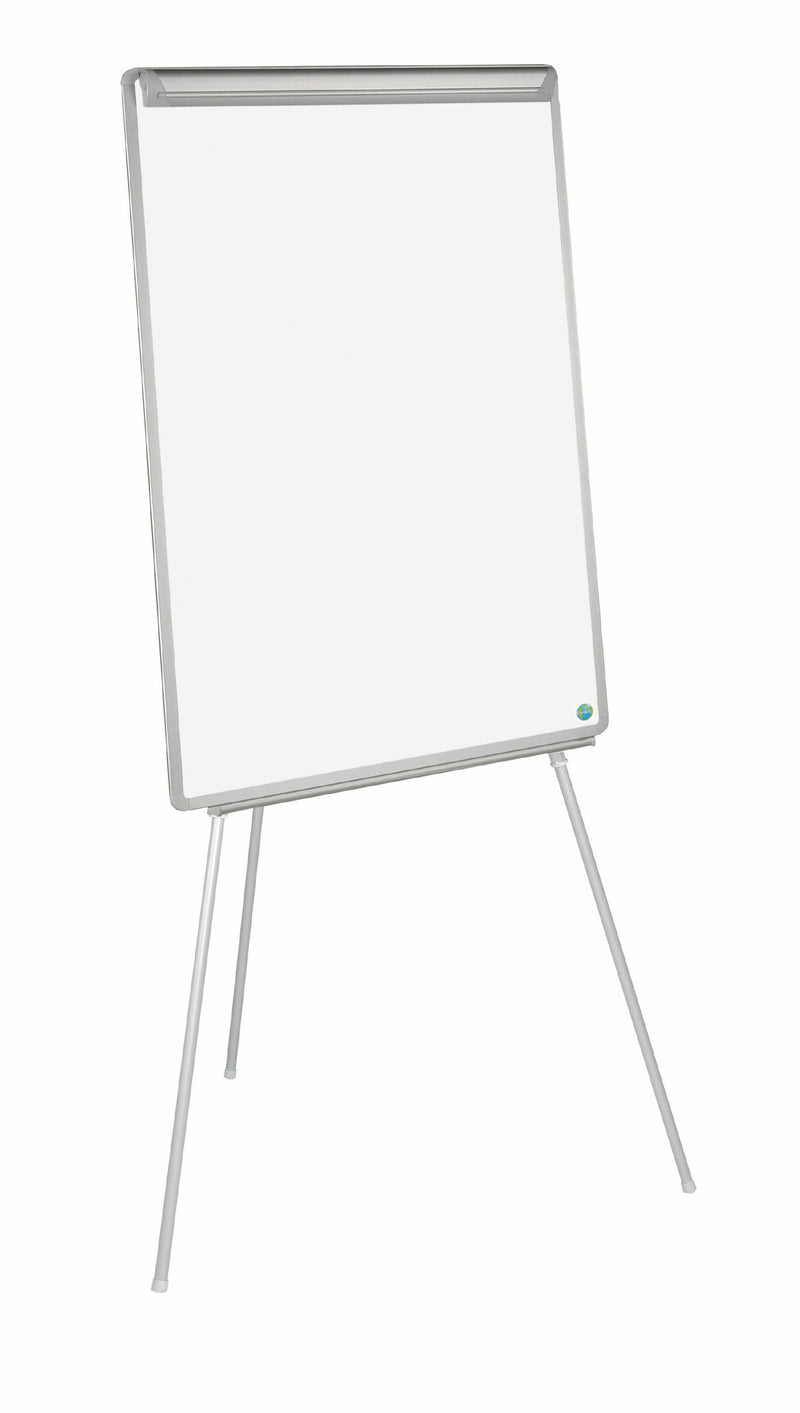 Bi-Office Earth-it Tripod Flipchart Easel Non Magnetic 700x1000mm Grey - EA4676995 - ONE CLICK SUPPLIES