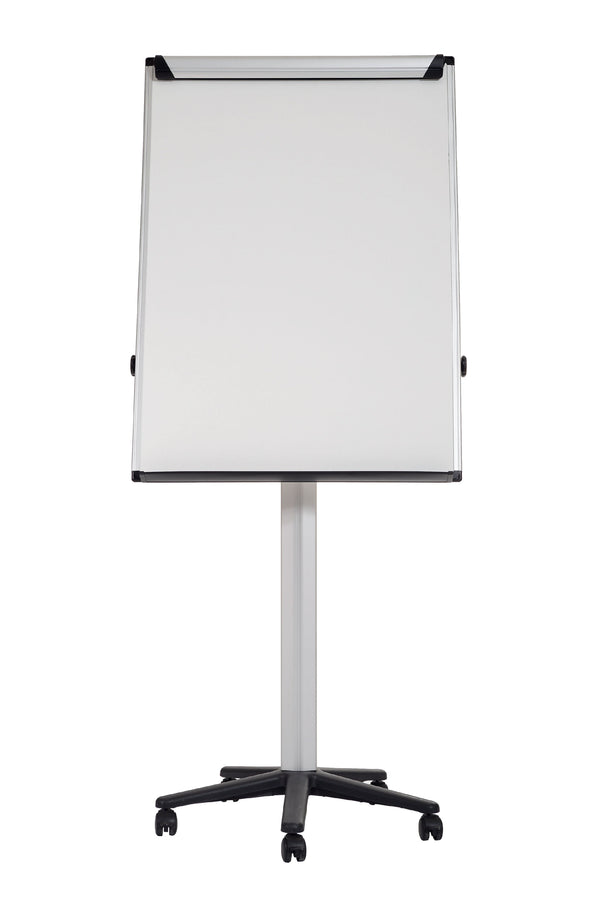 Bi-Office Earth-it Mobile Flipchart Easel Magnetic 700x1000mm Silver - EA4876995 - ONE CLICK SUPPLIES