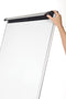 Bi-Office Earth-it Mobile Flipchart Easel Magnetic 700x1000mm Silver - EA4876995 - ONE CLICK SUPPLIES